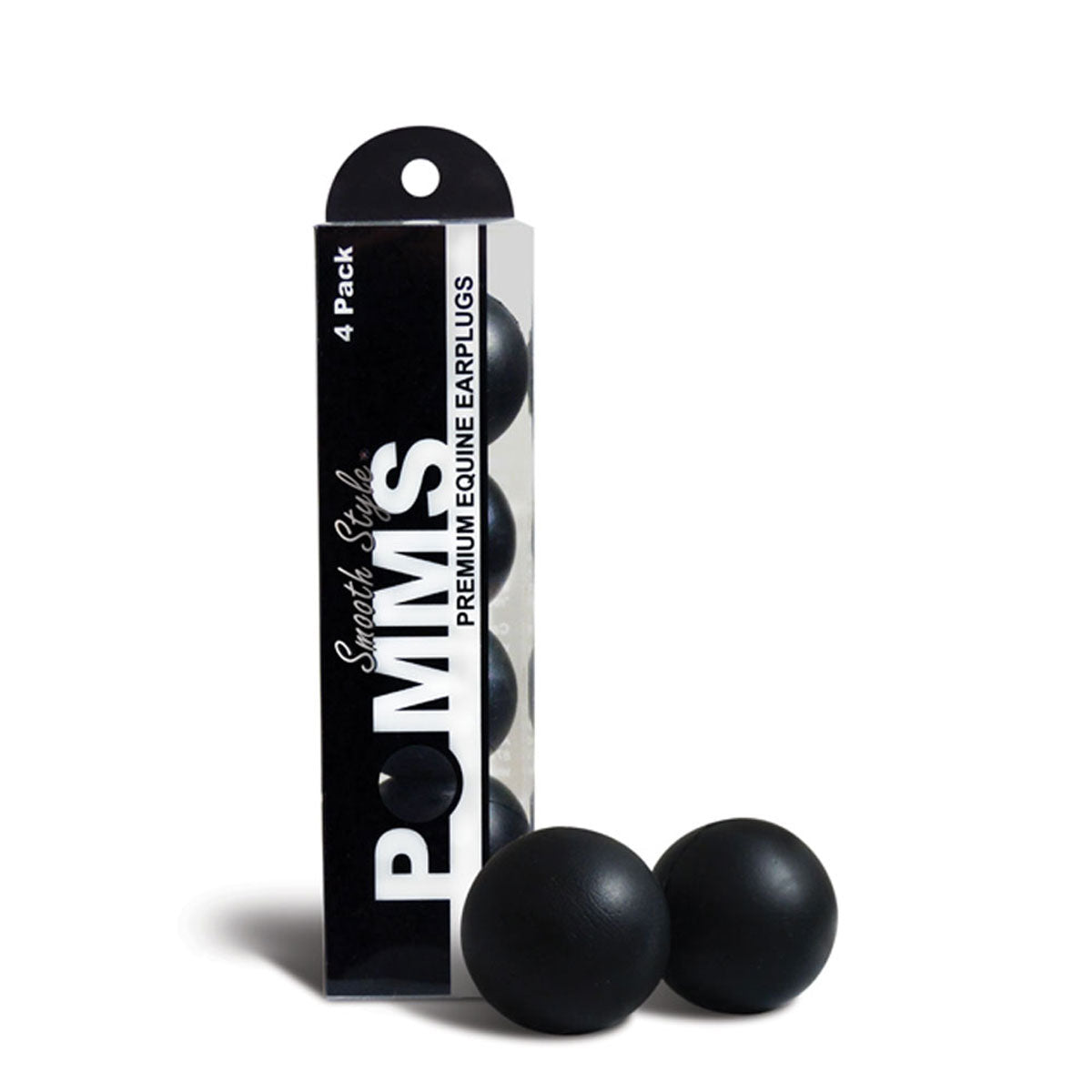 Pomms Smooth Style Ear Plugs - Black