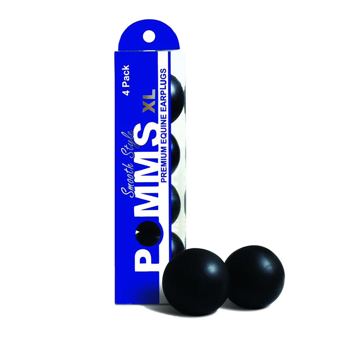 Pomms Smooth Style Ear Plugs - Black