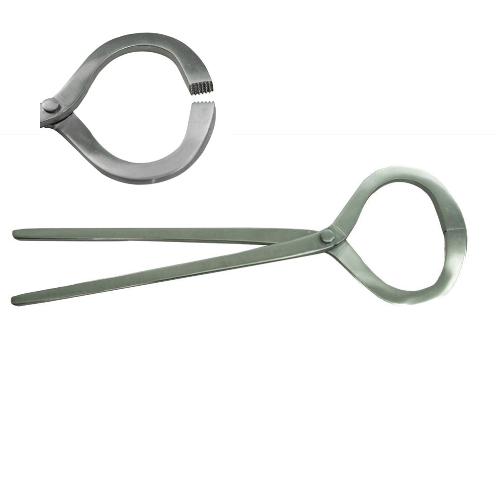 Stainless Steel Hoof Tester Forceps - Flat