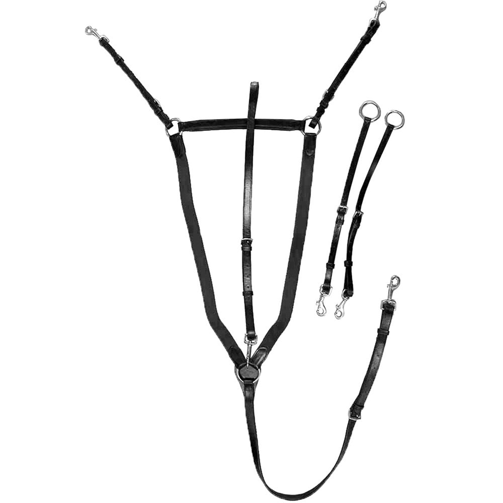 Exselle Elite Breastplate with Elastic Sides & Center Ring