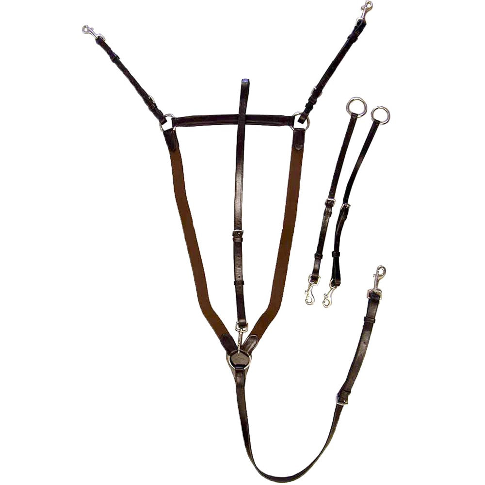 Exselle Elite Breastplate with Elastic Sides & Center Ring