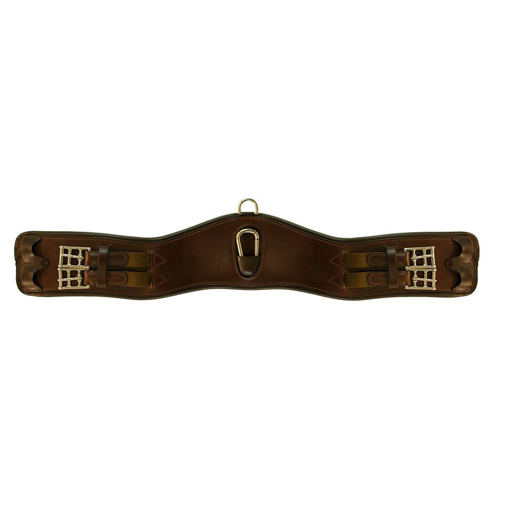 Exselle Elite Padded Leather Overlay Dressage/Jumper Girth