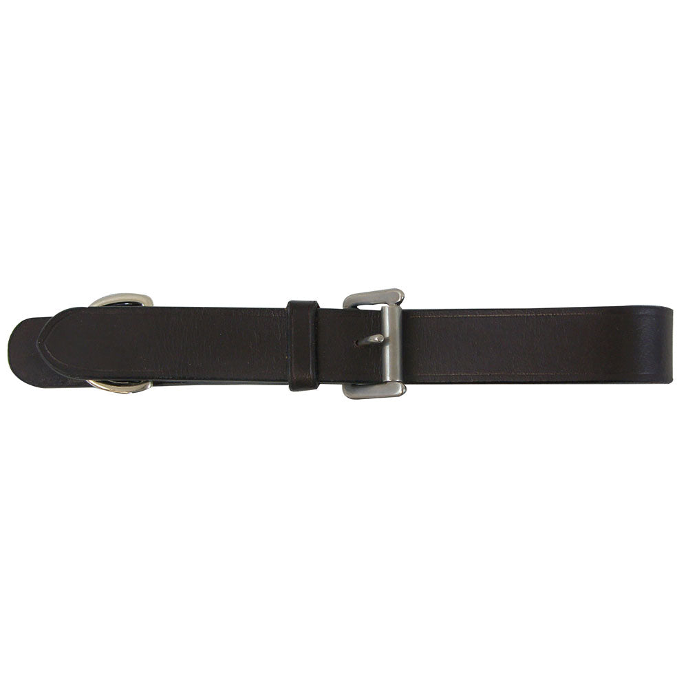 Adjustable Girth Loop with Dee Ring - Dark Havana