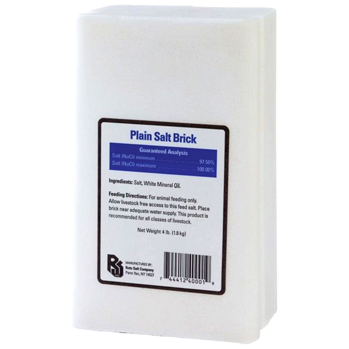 Plain Salt Brick 4 lb