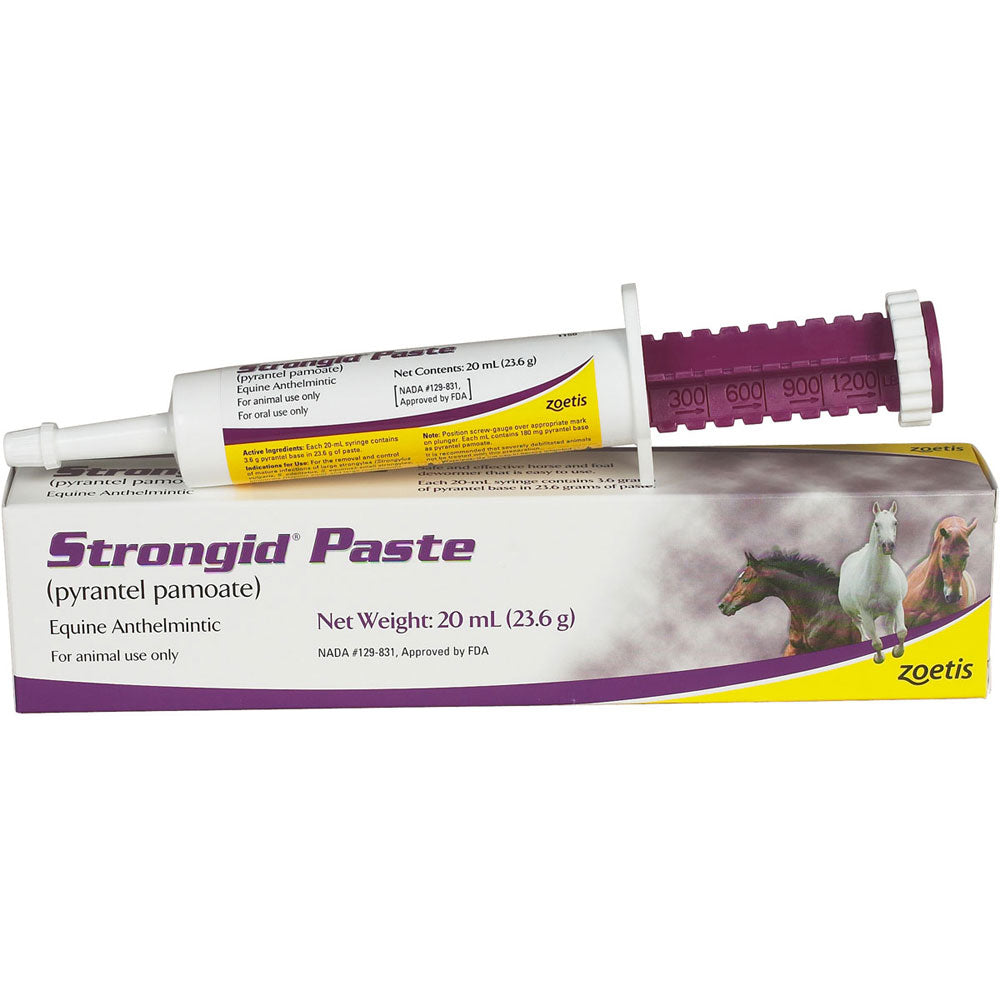 Pfizer Strongid Dewormer Paste for Horses 20ml