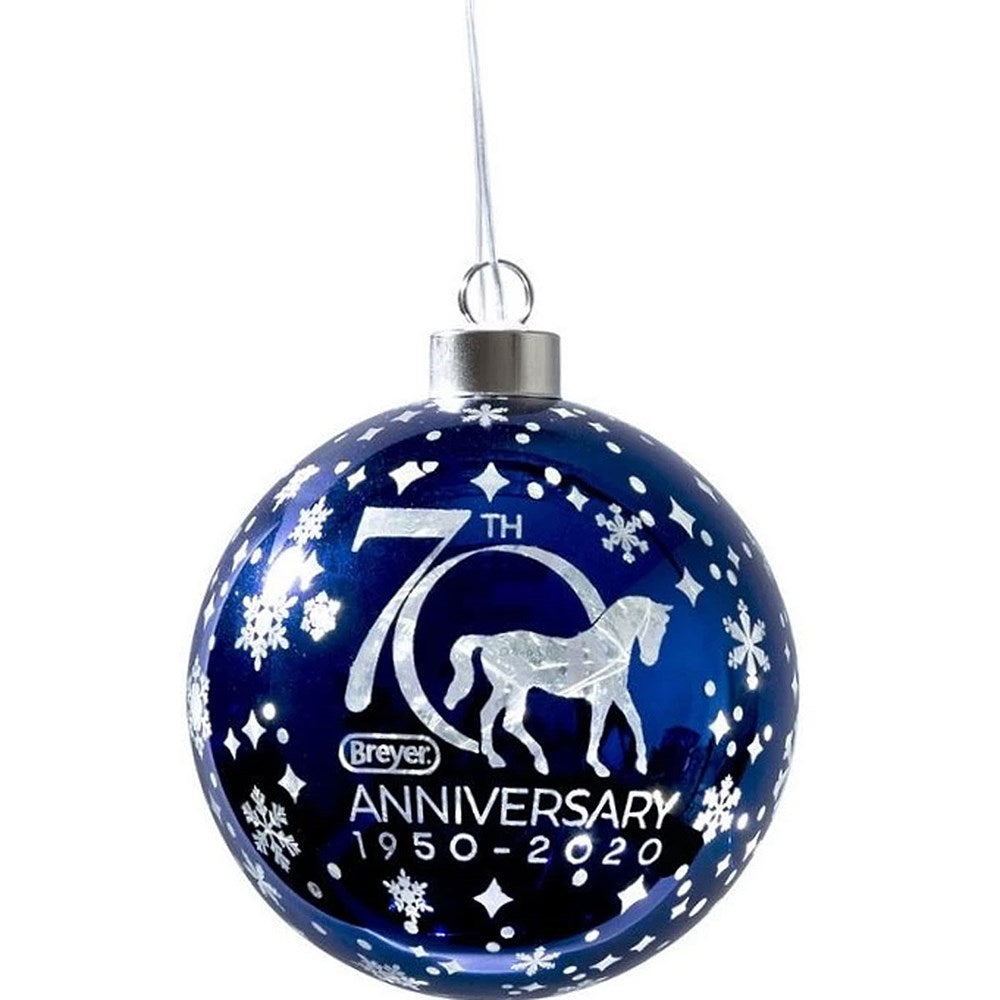 Breyer 2020 Breyer 70th Anniversary Glass Ball Ornament 700682 (Retired)