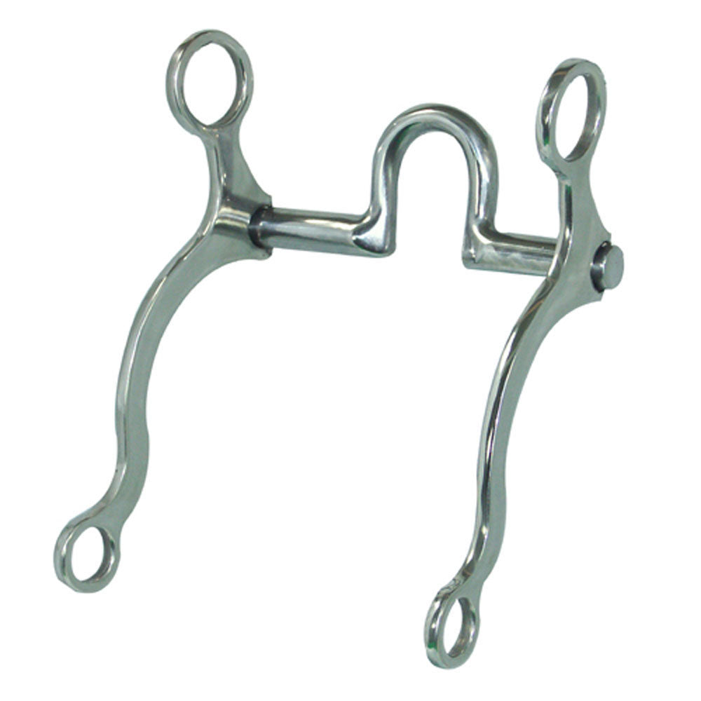 Chuck Curb US Port Hinged Shank Stainless Steel Bit 5-1/4"