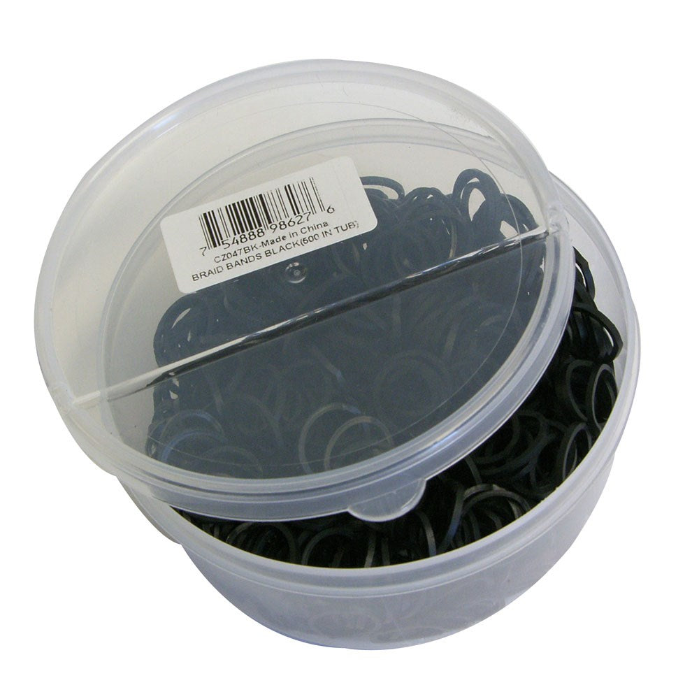 Braiding Bands - 500/Tub