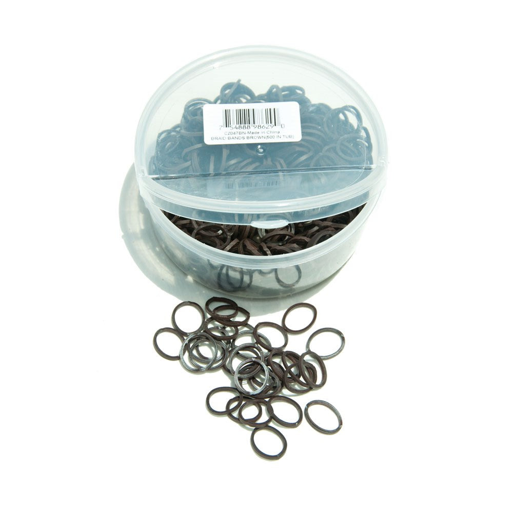 Braiding Bands - 500/Tub