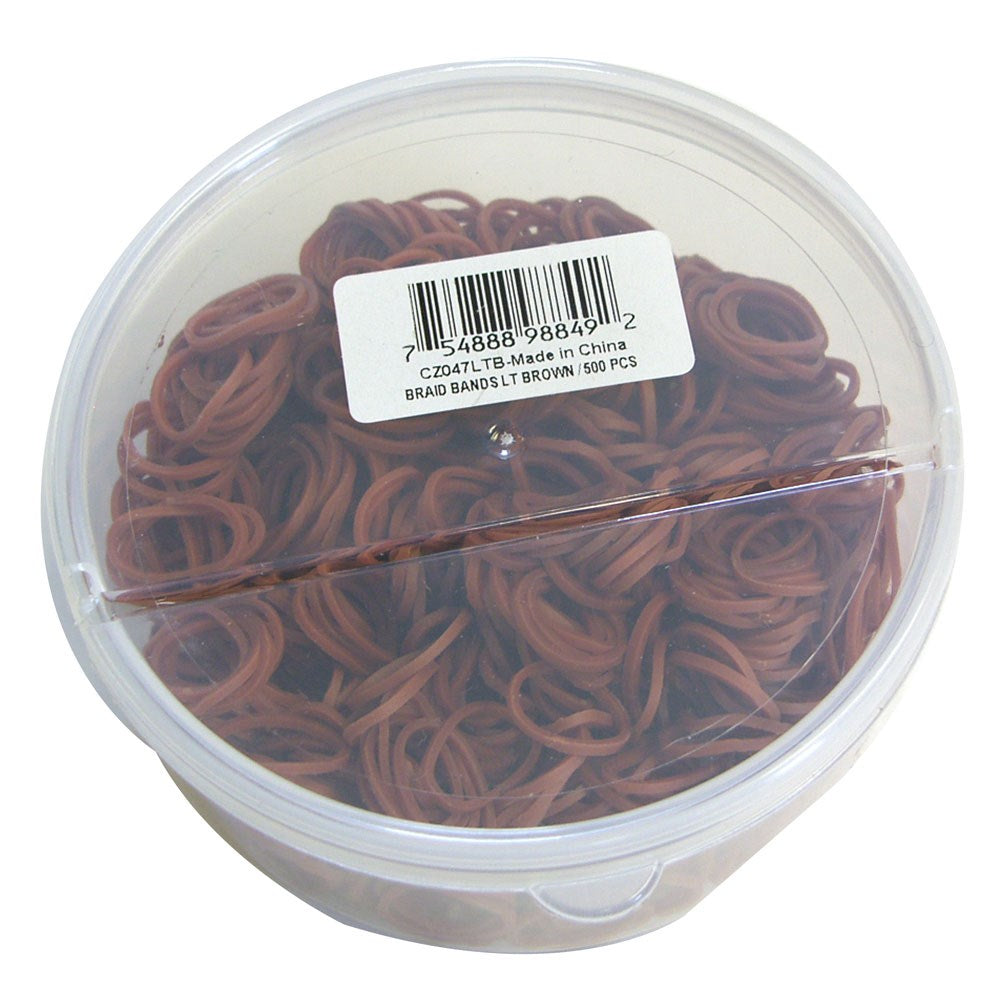Braiding Bands - 500/Tub