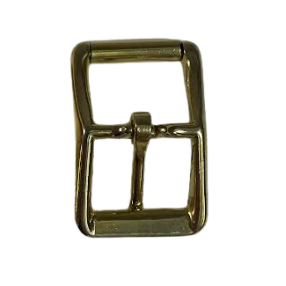 #150ZK Brass Plate Diecast Buckle 1" (special order)