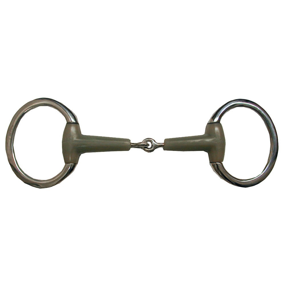 Flexi Flat Ring Eggbutt Snaffle Bit 5-1/2"