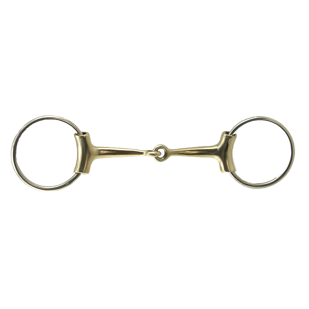 German Silver Loose Ring Eggbutt Snaffle Bit