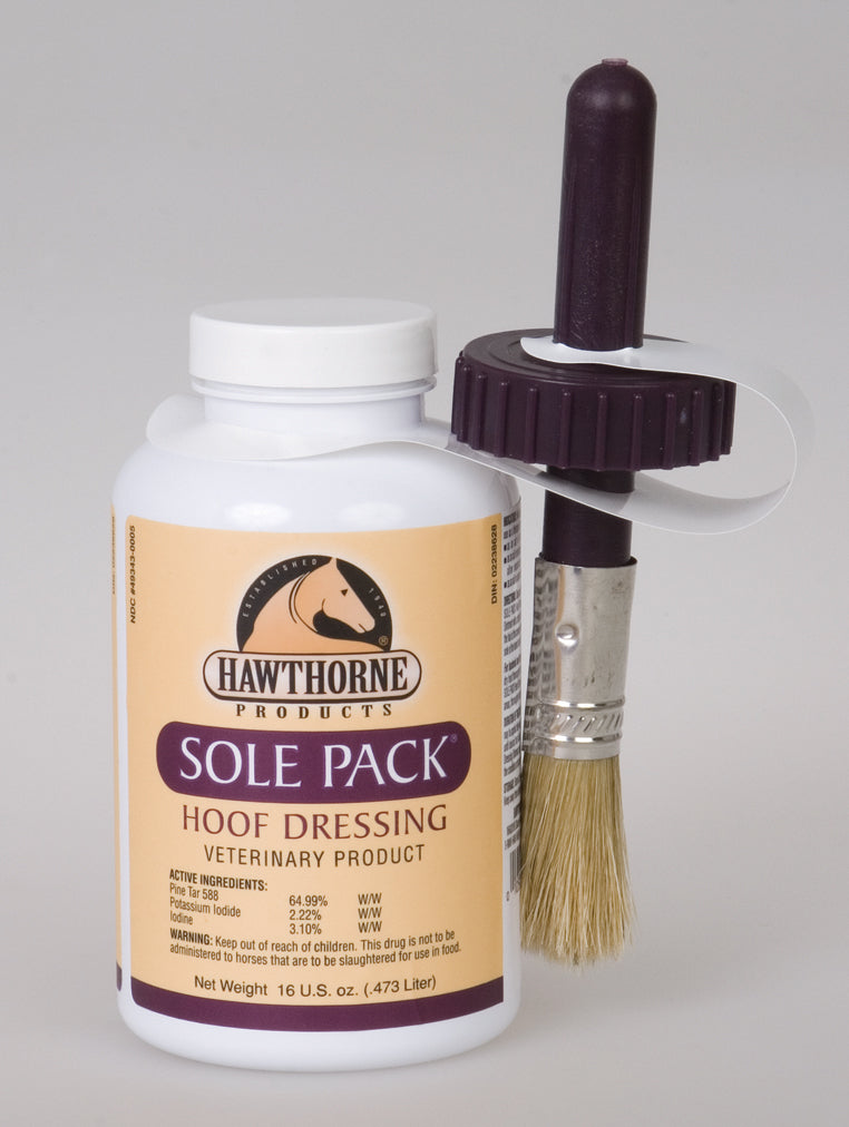Hawthorne Sole Pack Medicated Hoof Dressing Liquid 16 oz