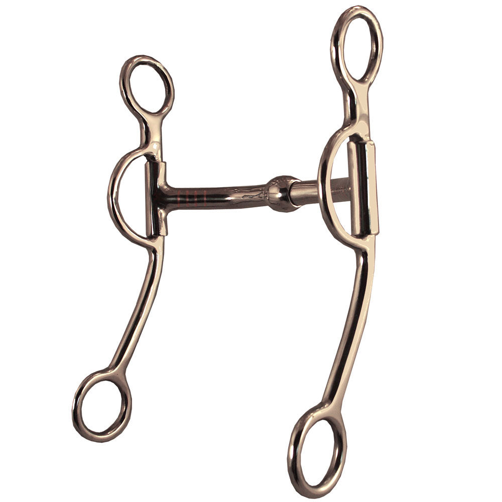 Robart Pinchless Stainless Steel Walking Horse Bit 5"