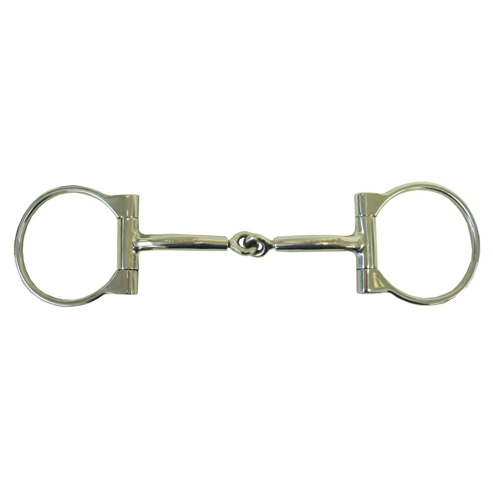 Robart Pinchless Offset Dee Ring Snaffle Bit