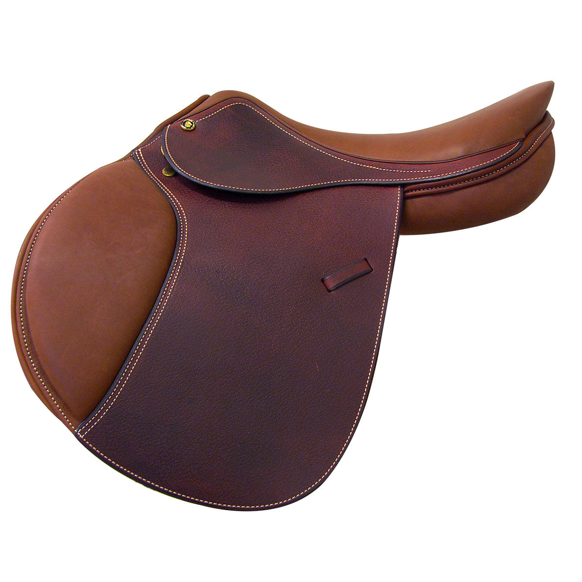 Pro-Trainer Gold Forward Flap Saddle Oak with Fixed Tree