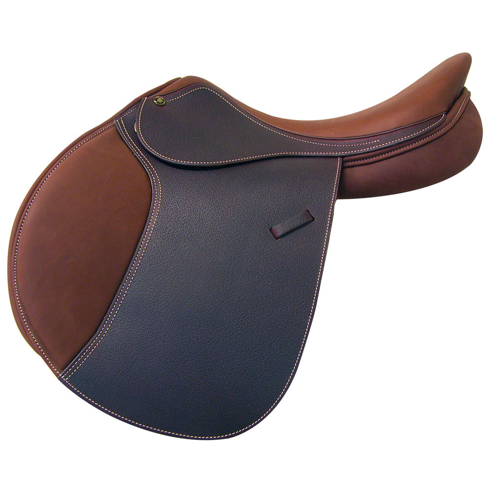Intrepid Gold Youth Saddle with SEF - Oak