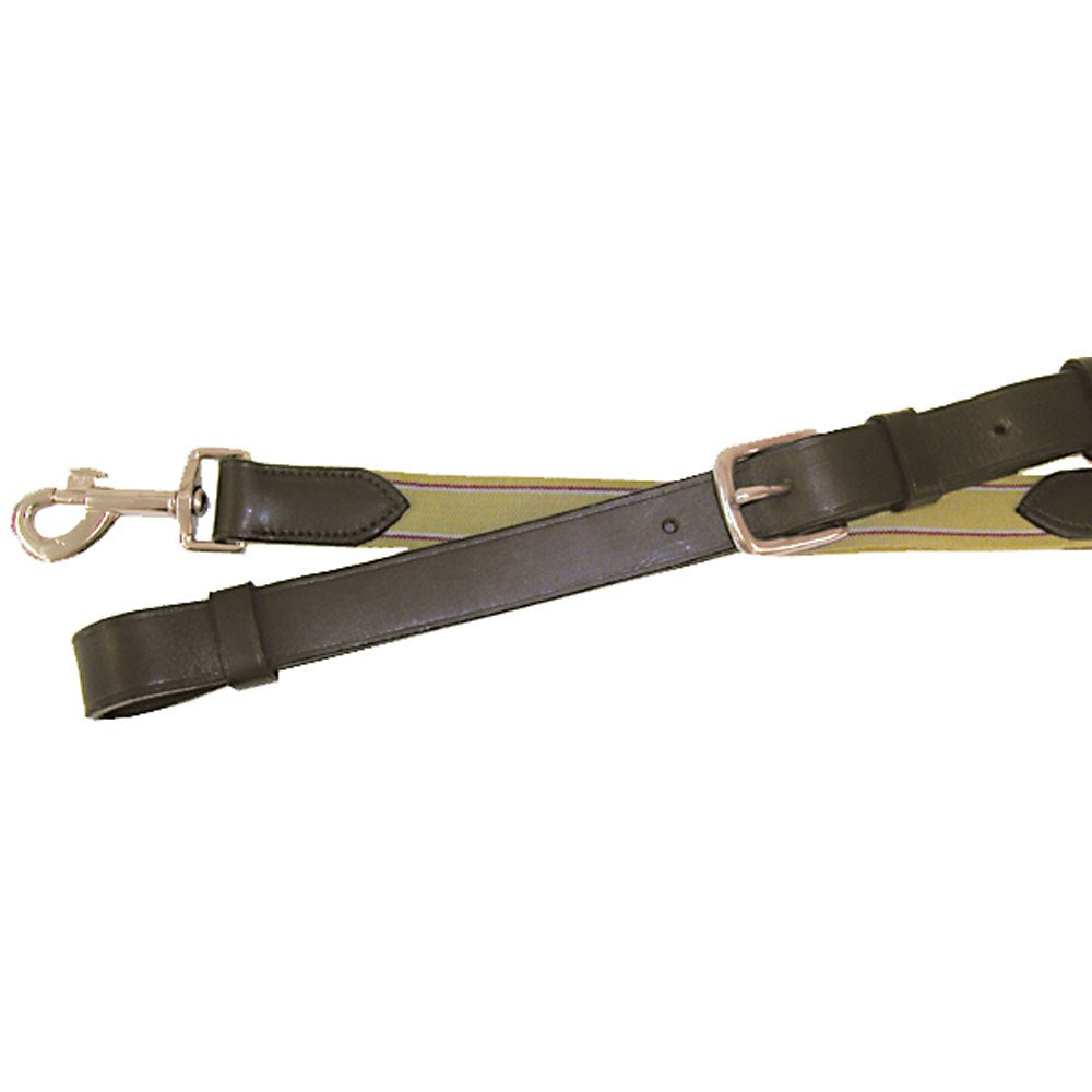 Legacy Premium Leather Elastic Side Reins - Havana