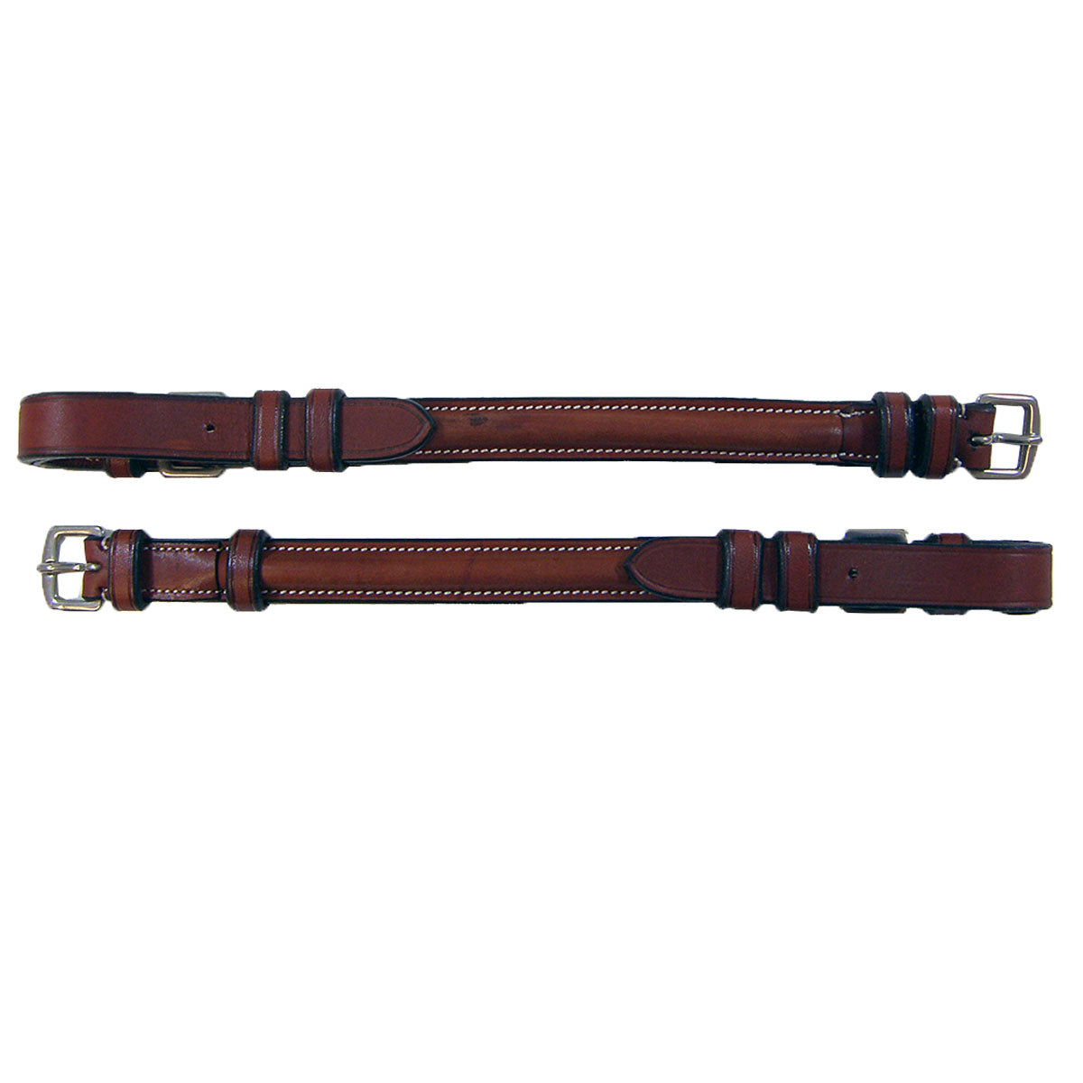 Replacement Cheek Pieces for Racing Bridle - Chestnut/Cob