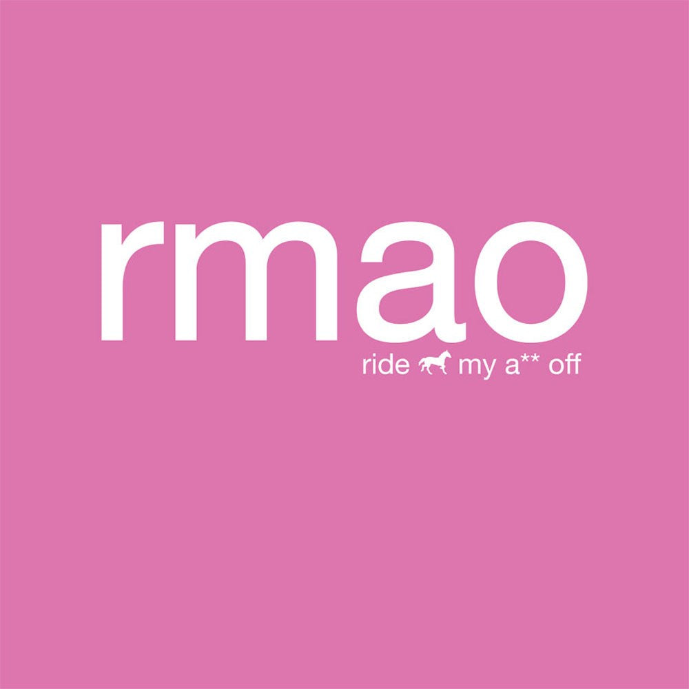 "RMAO" Humorous T-Shirt - Pink