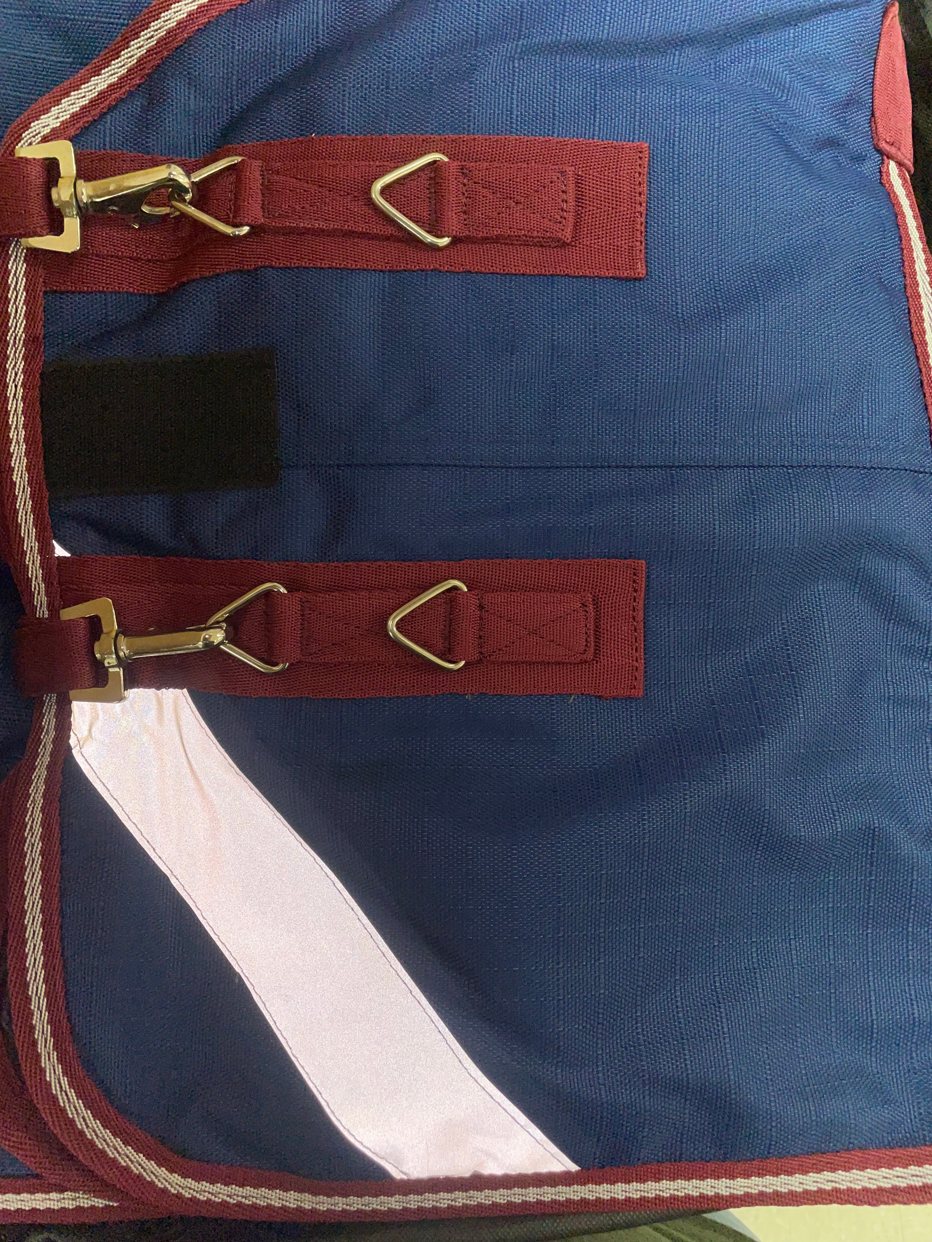 Pro-Trainer Turnout Blanket with Detachable Neck Cover, 1200D - Navy