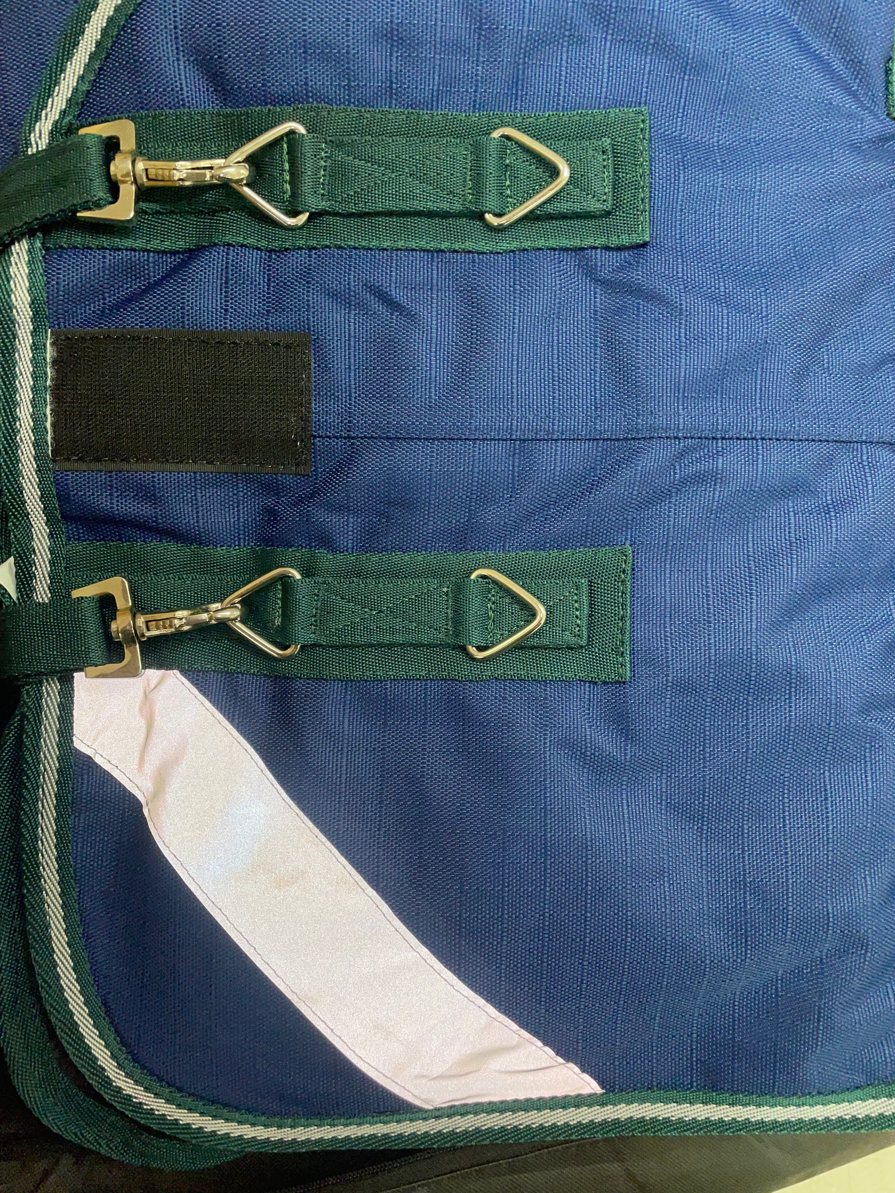 Pro-Trainer Turnout Blanket with Detachable Neck Cover, 1200D - Navy