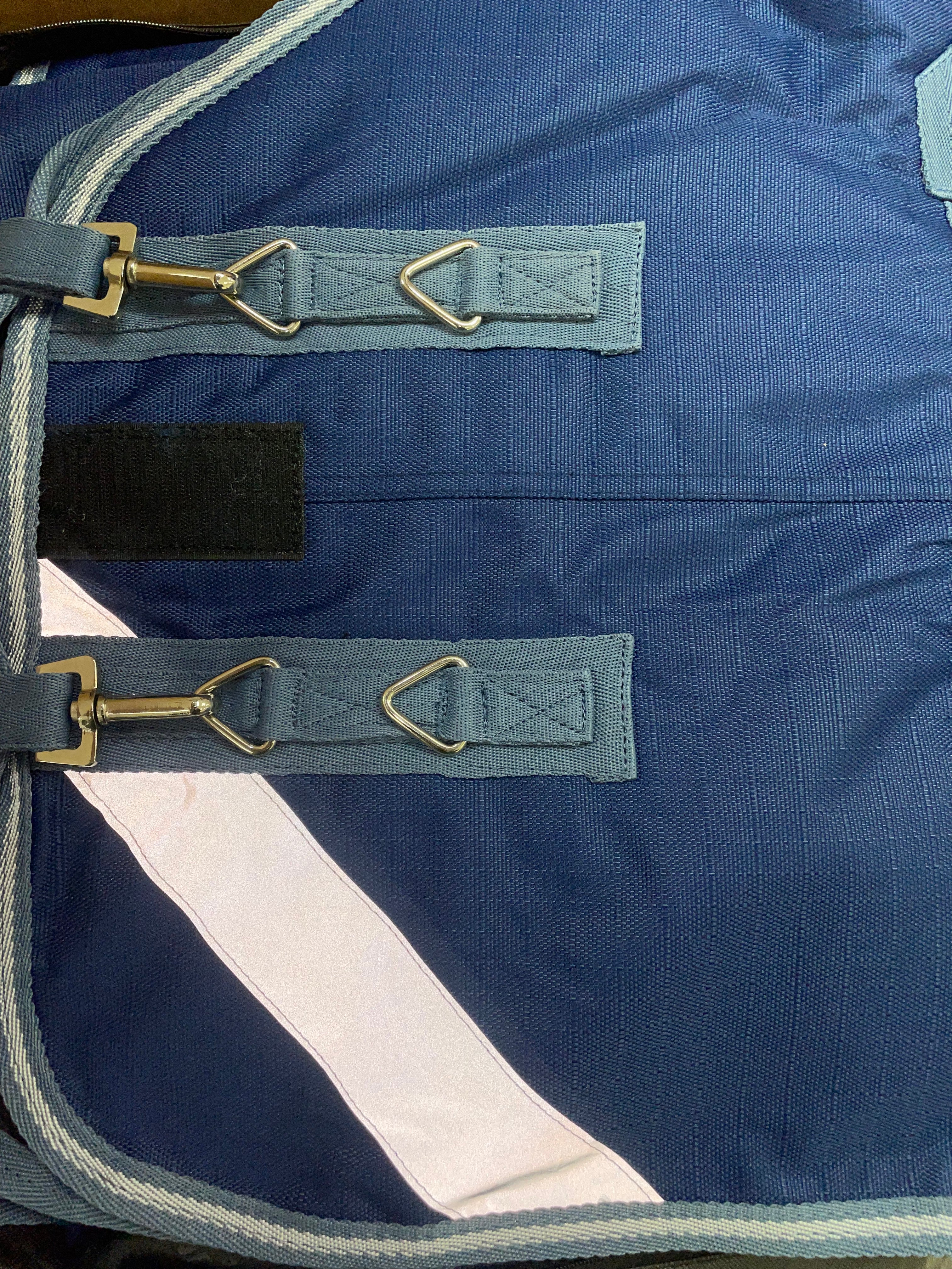 Pro-Trainer Turnout Blanket with Detachable Neck Cover, 1200D - Navy