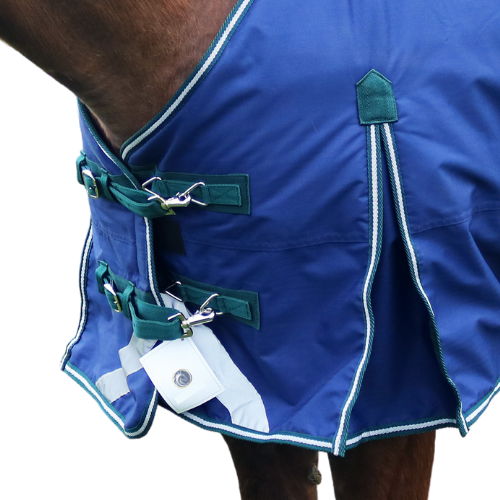 Pro-Trainer Turnout Blanket with Detachable Neck Cover, 1200D - Navy