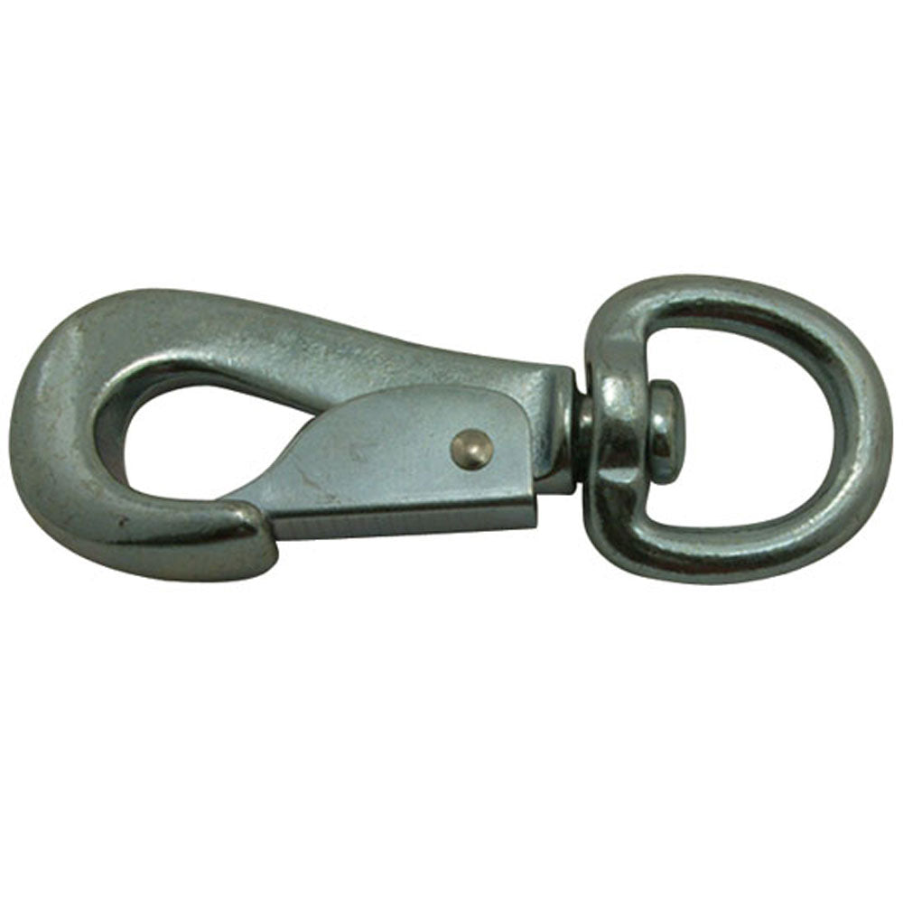 #830 Zinc Round Eye Swivel Snap 1"