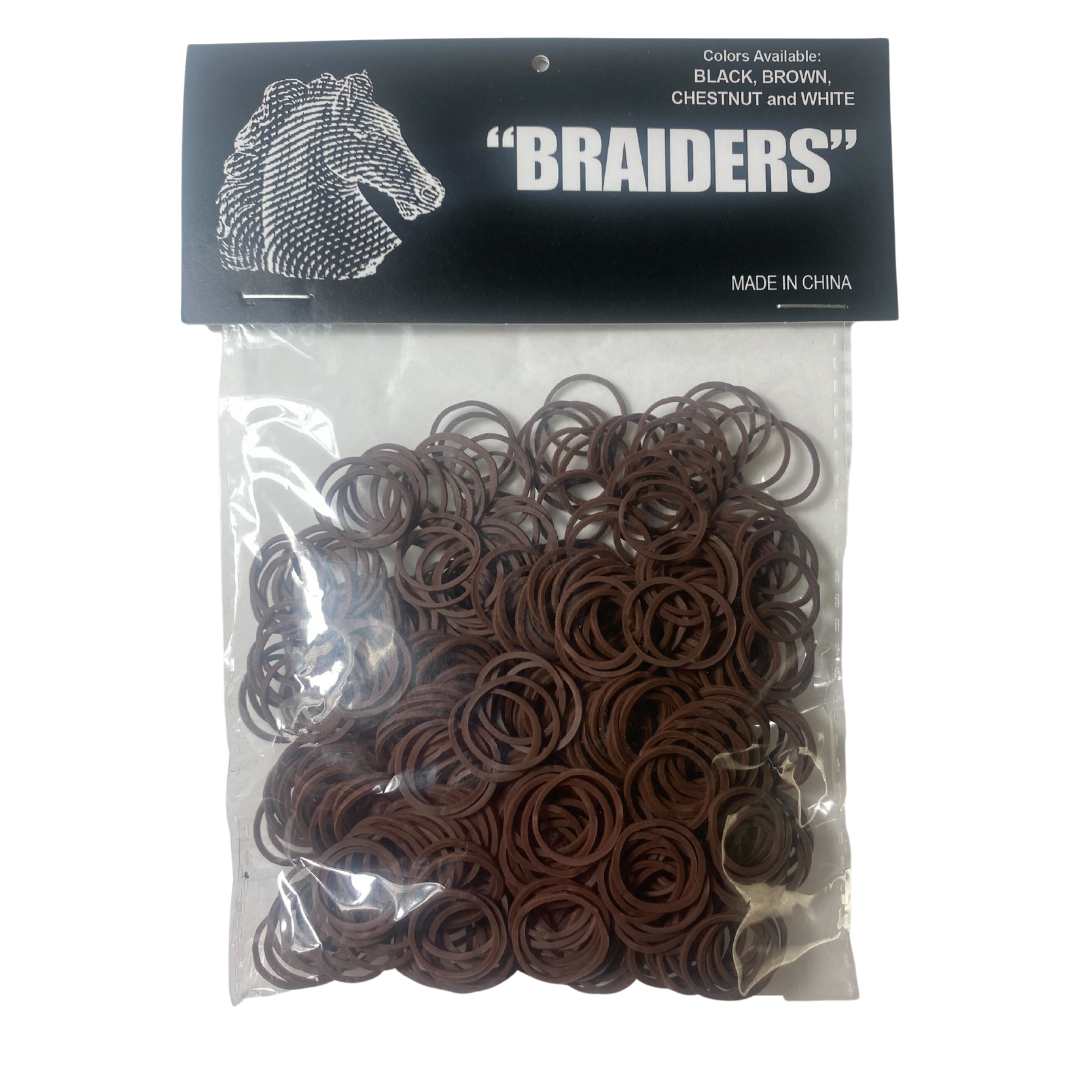 Horse Mane and Tail Braiding Bands - 500/Bag