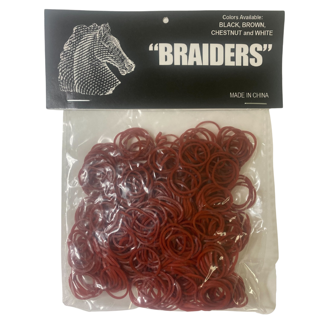 Horse Mane and Tail Braiding Bands - 500/Bag