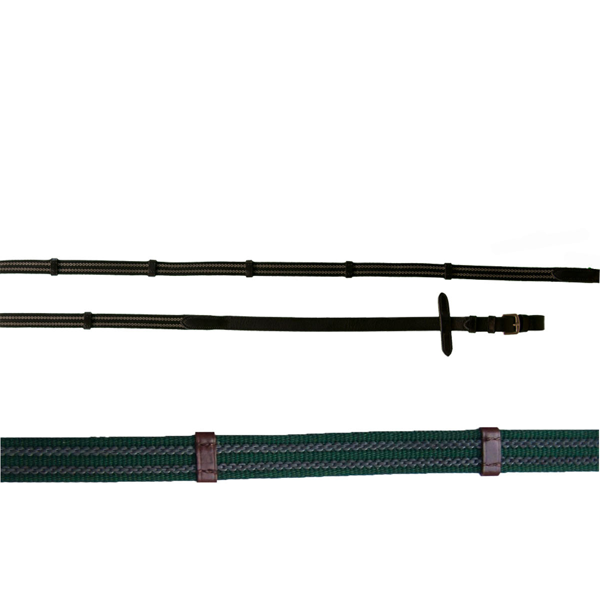 Pro Trainer Rubber Web Reins Full