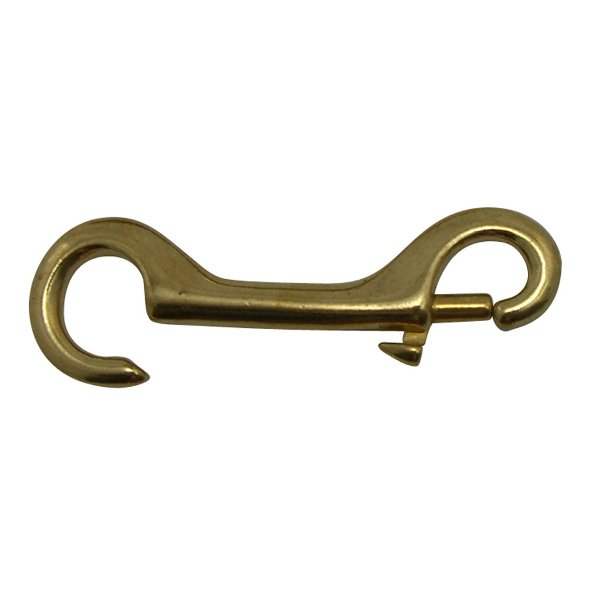 #232 Solid Brass Open End Snap 4" x 5/8"