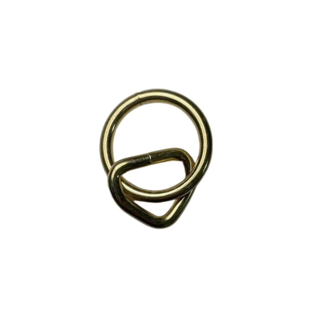 #3610 Brass Plate Loop & Ring 1-1/2