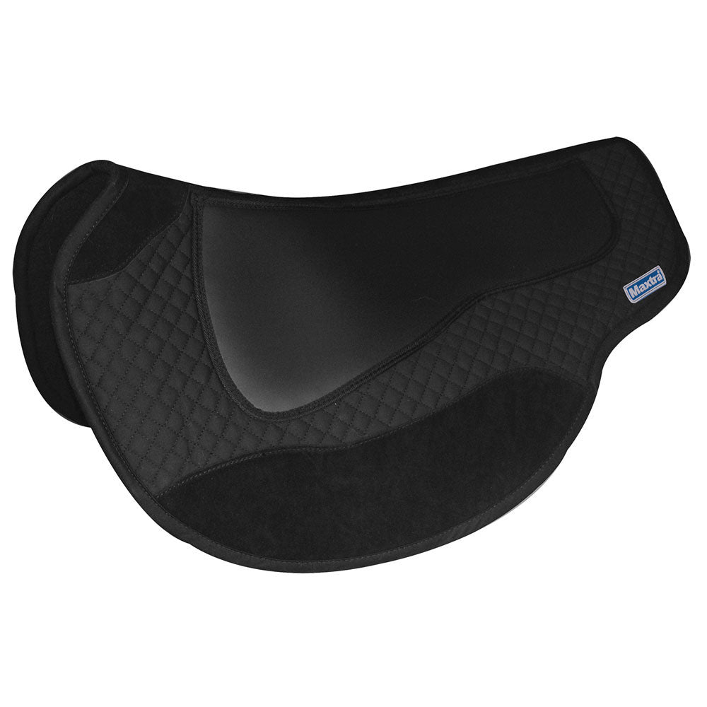 Maxtra Shaped Contoured Western Trail Pad - Black