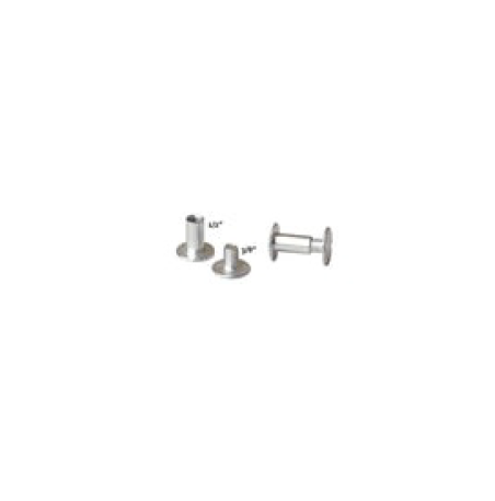 Chrome Plate Chicago Screw Floral 10 x 5 x 13.3mm