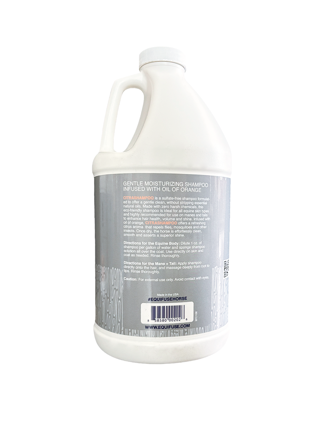 EquiFUSE CitraShampoo Sulfate-Free + Moisturizing Shampoo