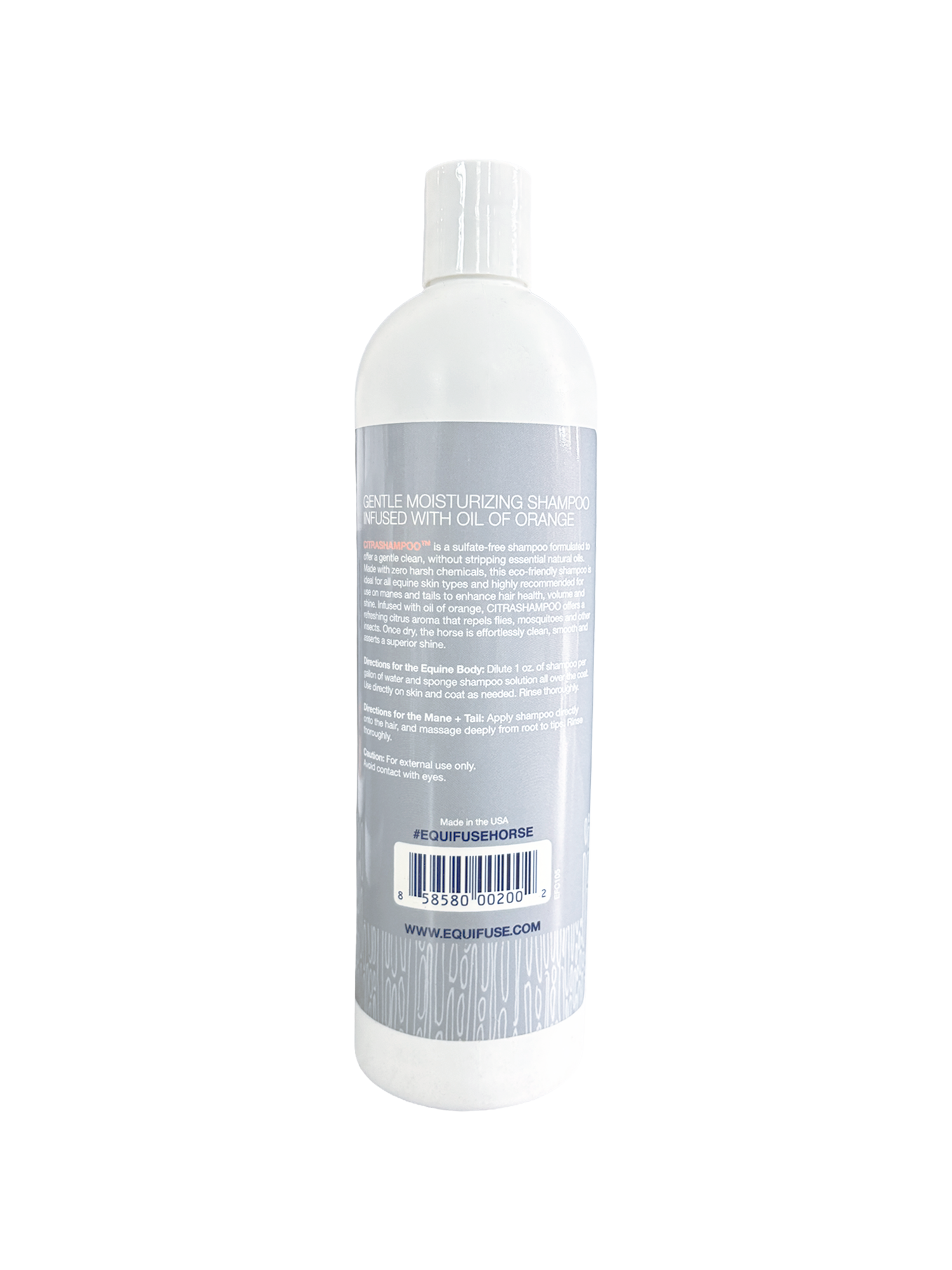 EquiFUSE CitraShampoo Sulfate-Free + Moisturizing Shampoo