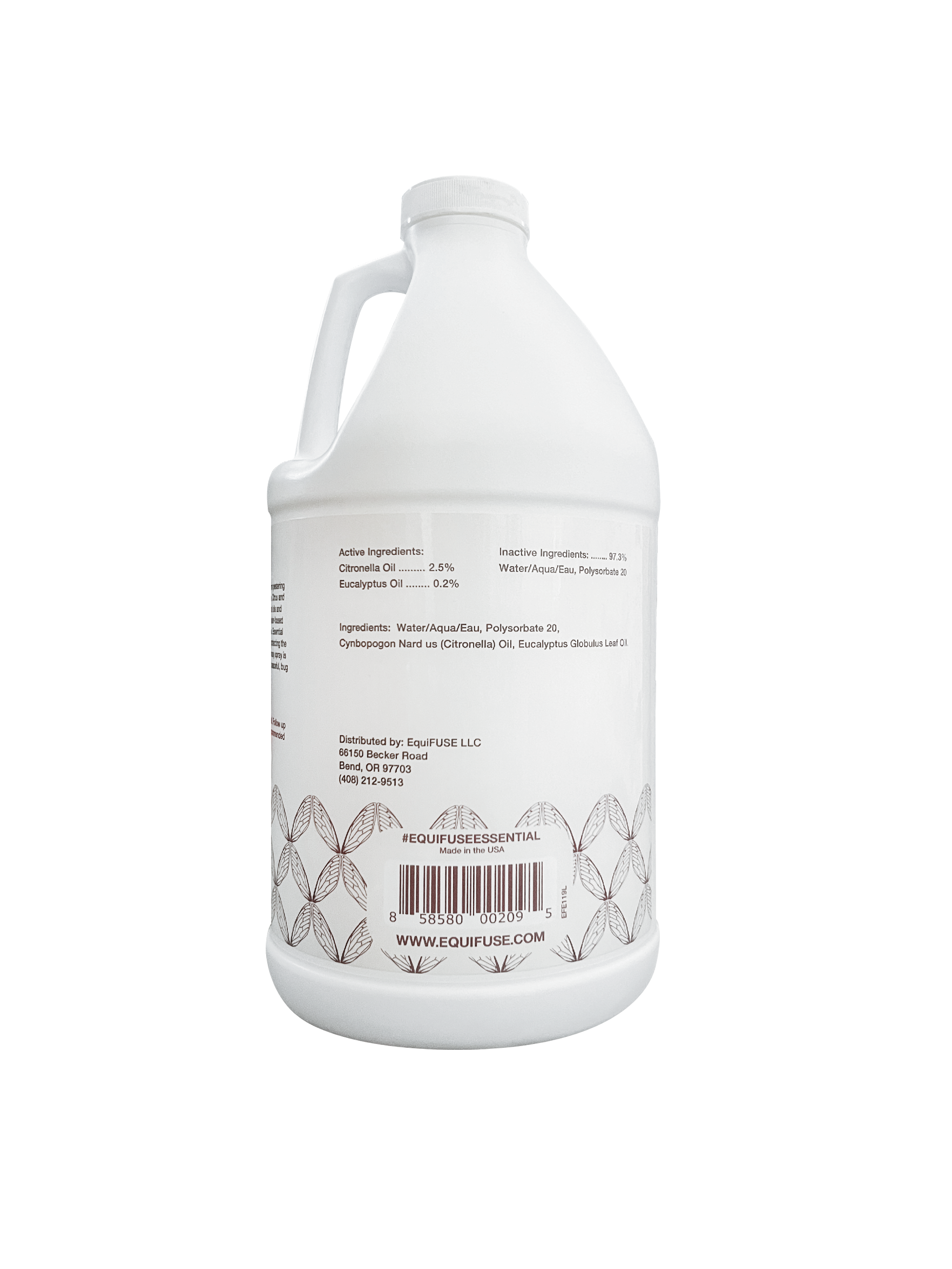EquiFUSE Essential Fly + Bug Repellent Spray - 64 oz