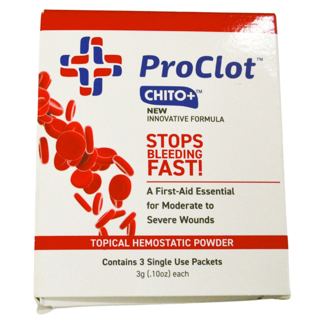 Pro Clot Single Use Powder - 3/Pack/.10 oz Each