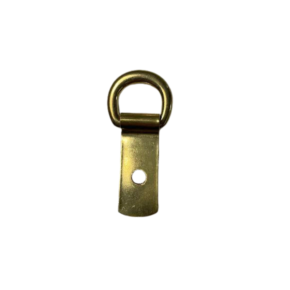Solid Brass Clip & Dee 5/8"