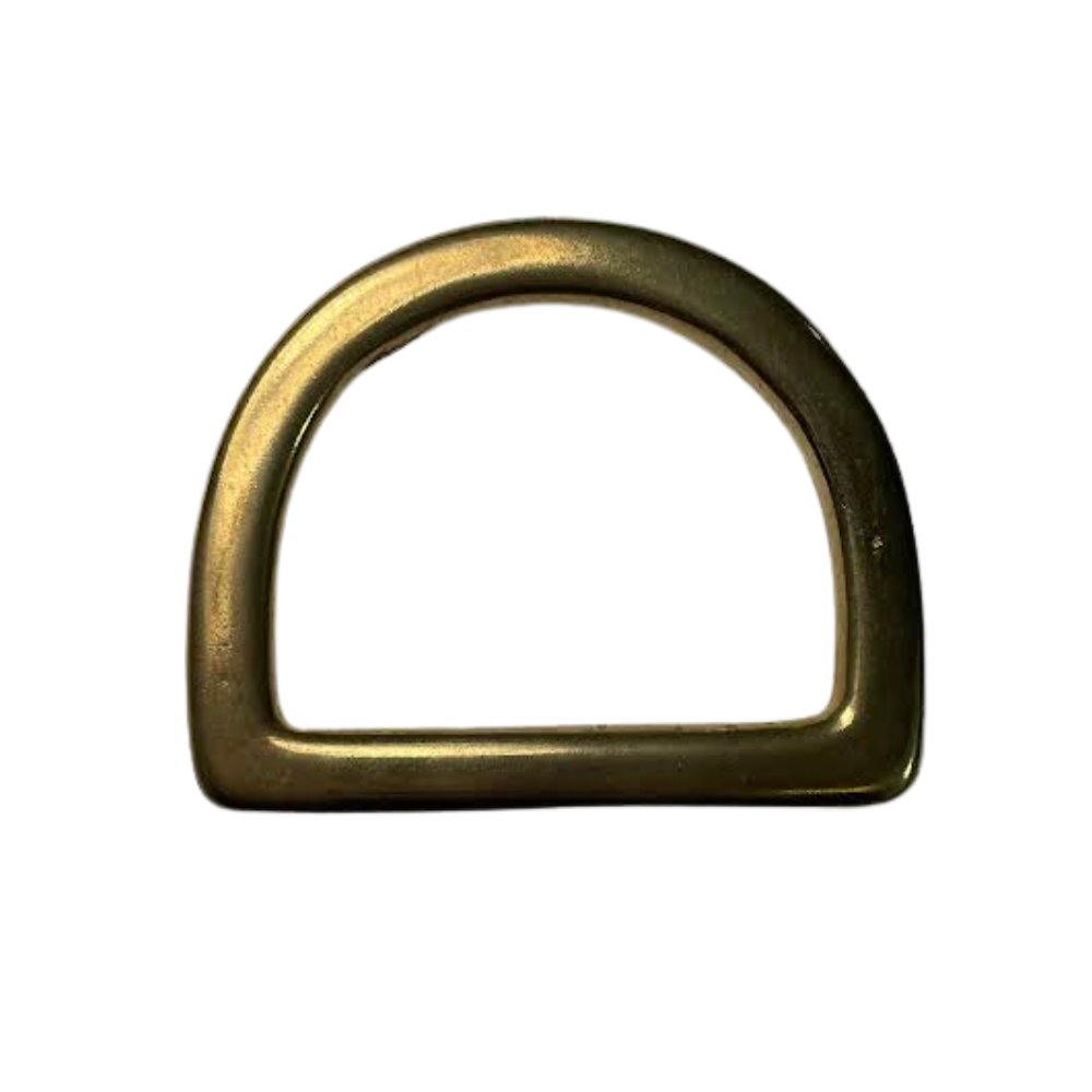 Solid Brass Saddle Dee 2-1/2" (special order)