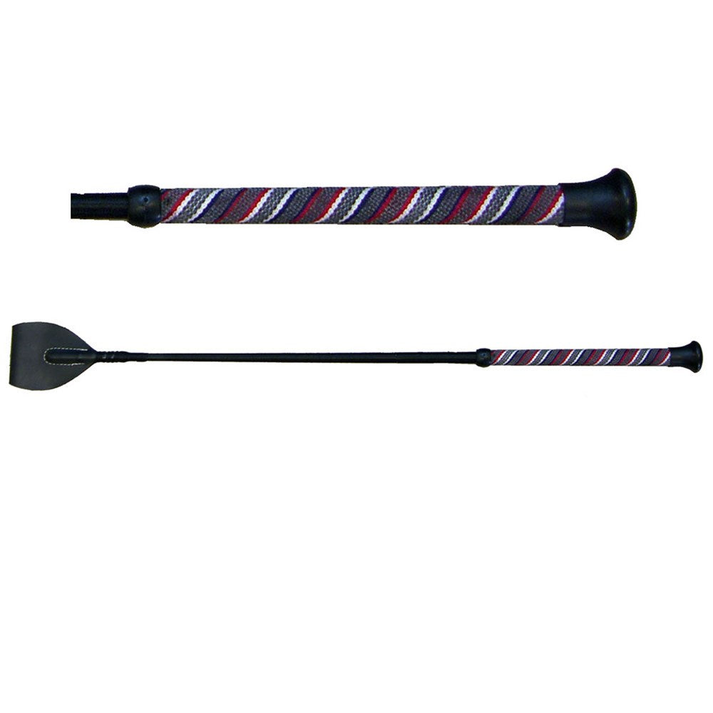 Jump Bat Black with Grey Red Black Rubber Grip Handle