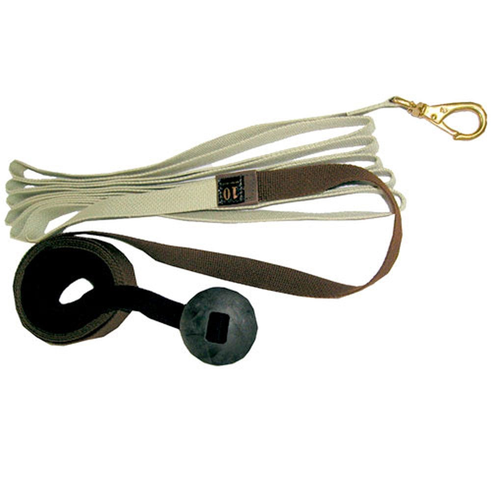 Metered 3 Color Lunge Line with Rubber Stop & Brass Snap