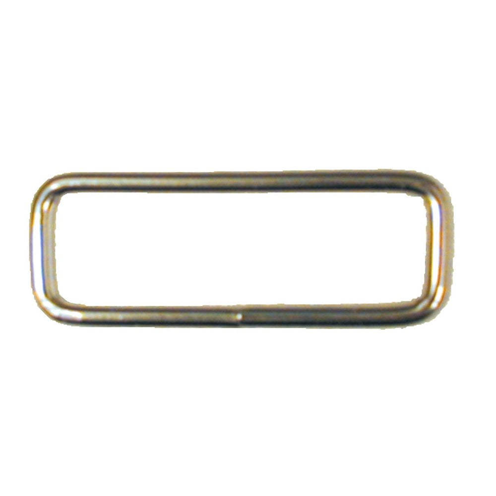 2.75mm Brass Plated Loop Weld 5/8" x 3/8" (special order)