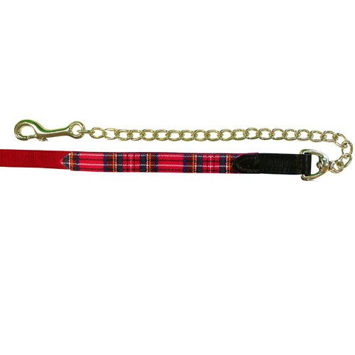 Highland Plaid Lead with 20" Chain