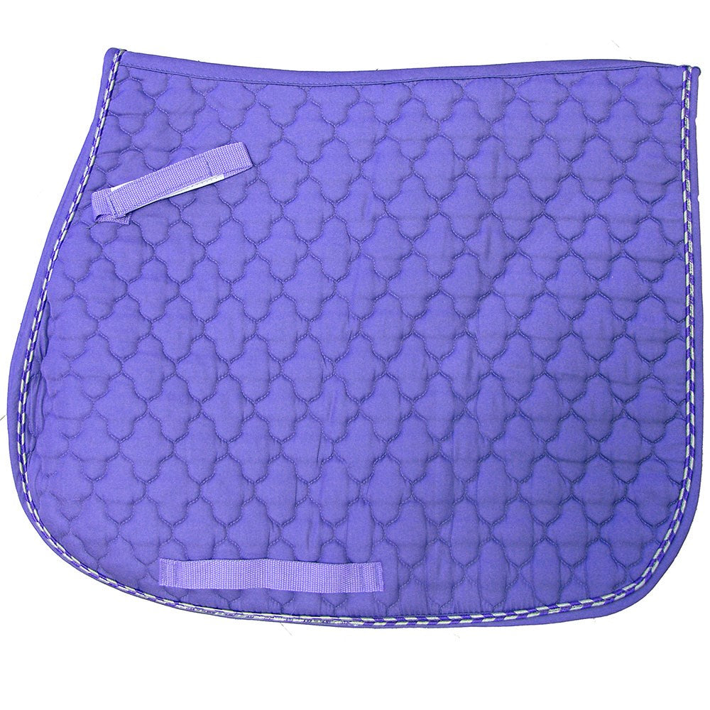 All Purpose Saddle Pad - Violet/Purple/Silver