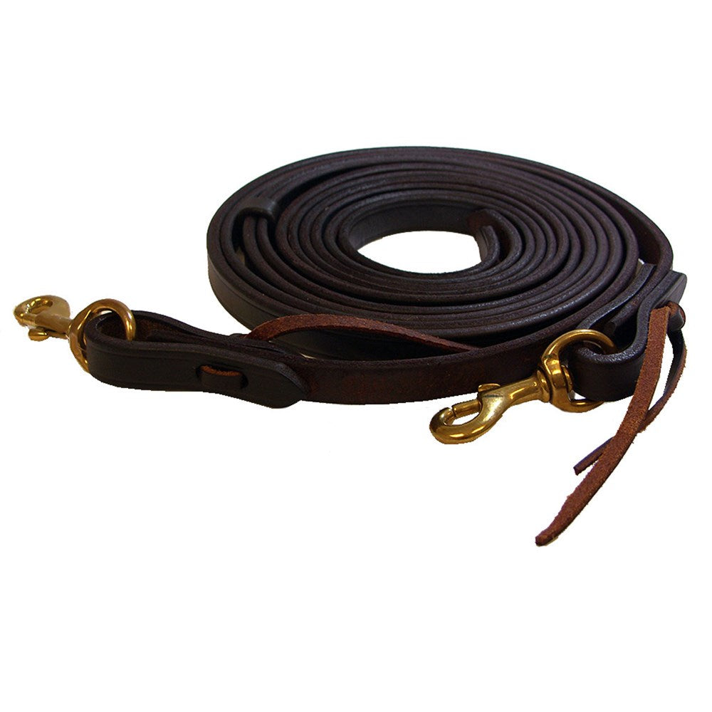 Shenandoah Trail 3/4" Reins with Solid Brass Snaps