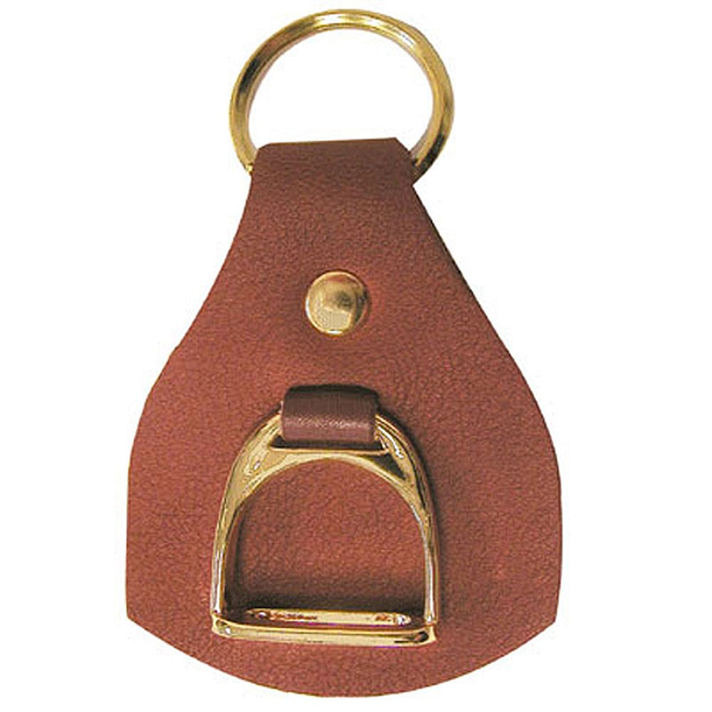 Stirrup Riveted Leather Key Fob